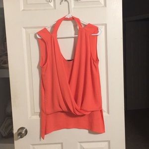 BCBG MaxAzria Orange Blouse